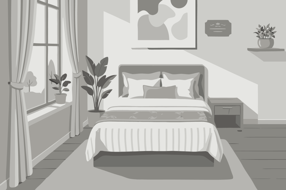 Apartamento de 1 dormitorio con balcón